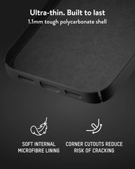 Mous for Google Pixel 10 Pro XL Case, Compatible with MagSafe and Pixelsnap - Super Thin Black