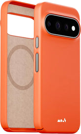 Mous Case for Google Pixel 11 Pro XL - Super Thin - MagSafe & Pixelsnap Compatible Orange Cover