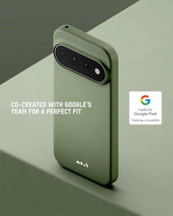 Mous Case for Google Pixel 11 Pro - Super Thin - MagSafe & Pixelsnap Compatible Green Cover