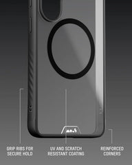 Mous for Samsung Galaxy S24 Ultra Case MagSafe Compatible Clear - Clarity 2.0 - Protective S24 Ultra Case - Scratch Resistant Crystal Clear & Slim Design - Shockproof Phone Cover