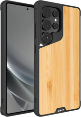 Mous for Samsung Galaxy S25 Ultra Case MagSafe Compatible - Limitless 6.0 - Bamboo - Protective Shockproof Phone Cover