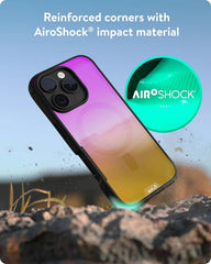 Mous for iPhone 16 Pro Max Clear Case MagSafe Compatible - Clarity Iridescent - Shockproof & Scratch Resistant