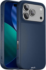 Mous for iPhone 17 Pro Max Limitless Case, Compatible with MagSafe, Full Camera Protection, Shockproof, Marine Blue