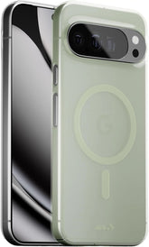 Mous for Google Pixel 10 Pro XL Super Thin Clear Case, MagSafe Compatible - Green Tint