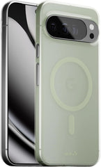 Mous for Google Pixel 10 Pro XL Super Thin Clear Case, MagSafe Compatible - Green Tint