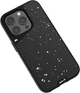 Mous for iPhone 15 Pro Case MagSafe Compatible - Limitless 5.0 - Speckled Black Fabric - Protective iPhone 15 Pro Case - Shockproof Phone Cover