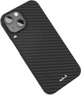 Mous for iPhone 15 Plus Case MagSafe Compatible - Super Thin Magnetic Phone Cover - Carbon Fiber