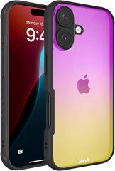 Mous for iPhone 16 Clear Case - Clarity Iridescent- Shockproof & Scratch Resistant