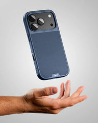 Mous for iPhone 17 Pro Max Limitless Case, Compatible with MagSafe, Full Camera Protection, Shockproof, Marine Blue