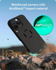 Mous IntraLock Phone Case for iPhone 16 Pro Max, MagSafe Compatible - Black