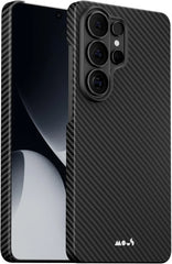 Mous for Samsung Galaxy S26 Ultra Case, Super Thin Aramid Fibre Case, Black