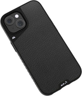 Mous for iPhone 15 Plus Case MagSafe Compatible - Limitless 5.0 - Black Leather - Protective iPhone 15 Plus Case - Shockproof Phone Cover | Mous for iPhone 15 Plus Case MagSafe Compatible - Limitless 5.0 - Black Leather - Protective iPhone 15 Plus Case