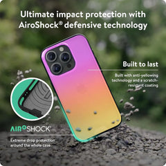 Mous Case Compatible with iPhone 15 Pro Clear - Clarity - Iridescent - Protective iPhone 15 Pro Case - Scratch Resistant Crystal Clear & Slim Design - Shockproof Phone Cover