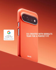 Mous Case for Google Pixel 11 Pro XL - Super Thin - MagSafe & Pixelsnap Compatible Orange Cover