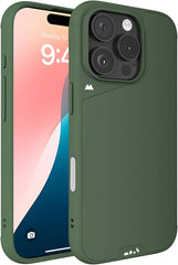 Mous for iPhone 16 Pro Case MagSafe Compatible with Camera Control, Limitless Green