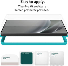 Mous - Screen Protector for Galaxy S25 Ultra - 9H Hardness Tempered Glass - 2 Pack - Scratch Resistant and Shatterproof
