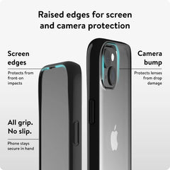 Mous Case for iPhone 15 Clear - Clarity - Protective iPhone 15 Case - Scratch Resistant Crystal Clear & Slim Design - Shockproof Phone Cover