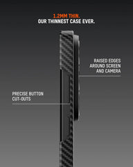 Mous for Samsung Galaxy S26 Ultra Case, Super Thin Aramid Fibre Case, Black