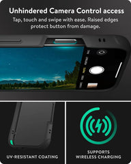 Mous for iPhone 16 Pro Max Clear Case - Clarity - Shockproof & Scratch Resistant