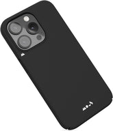 Mous for iPhone 15 Pro Case MagSafe Compatible - Super Thin Magnetic Phone Cover - Black