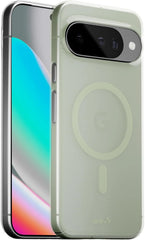 Mous for Google Pixel 10/10 Pro Super Thin Clear Case, Compatible with MagSafe - Green Tint