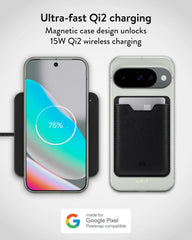 Mous for Google Pixel 10/10 Pro Super Thin Clear Case, Compatible with MagSafe - Green Tint