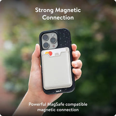 Mous MagSafe Compatible Wallet Card Holder –Magnetic Wallet for iPhone 17/16/15/14/13/12, Sand