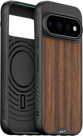 Mous Case for Google Pixel 11 Pro XL, MagSafe & Pixelsnap Compatible, Limitless Walnut Cover- Brown