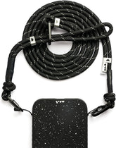 Mous – Phone Lanyard Crossbody with Adjustable Anti Theft Wrist Strap – Black/Purple/Sage Green