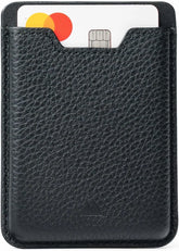Mous – Magnetic Wallet for iPhone 12-17 - Black Leather