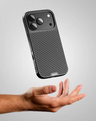 Mous for iPhone 17 Pro Max Limitless Aramid Fibre Case, Compatible with MagSafe, Full Camera Protection, Shockproof, Black