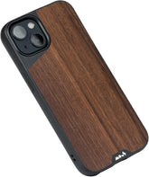 Mous - Protective Case for iPhone 13 - Limitless 4.0 - Walnut - Fully Compatible with Apple's MagSafe
