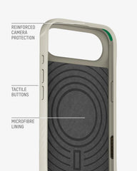 Mous for iPhone Air Limitless Case, Compatible with MagSafe, Full Camera Protection, Shockproof, Stone
