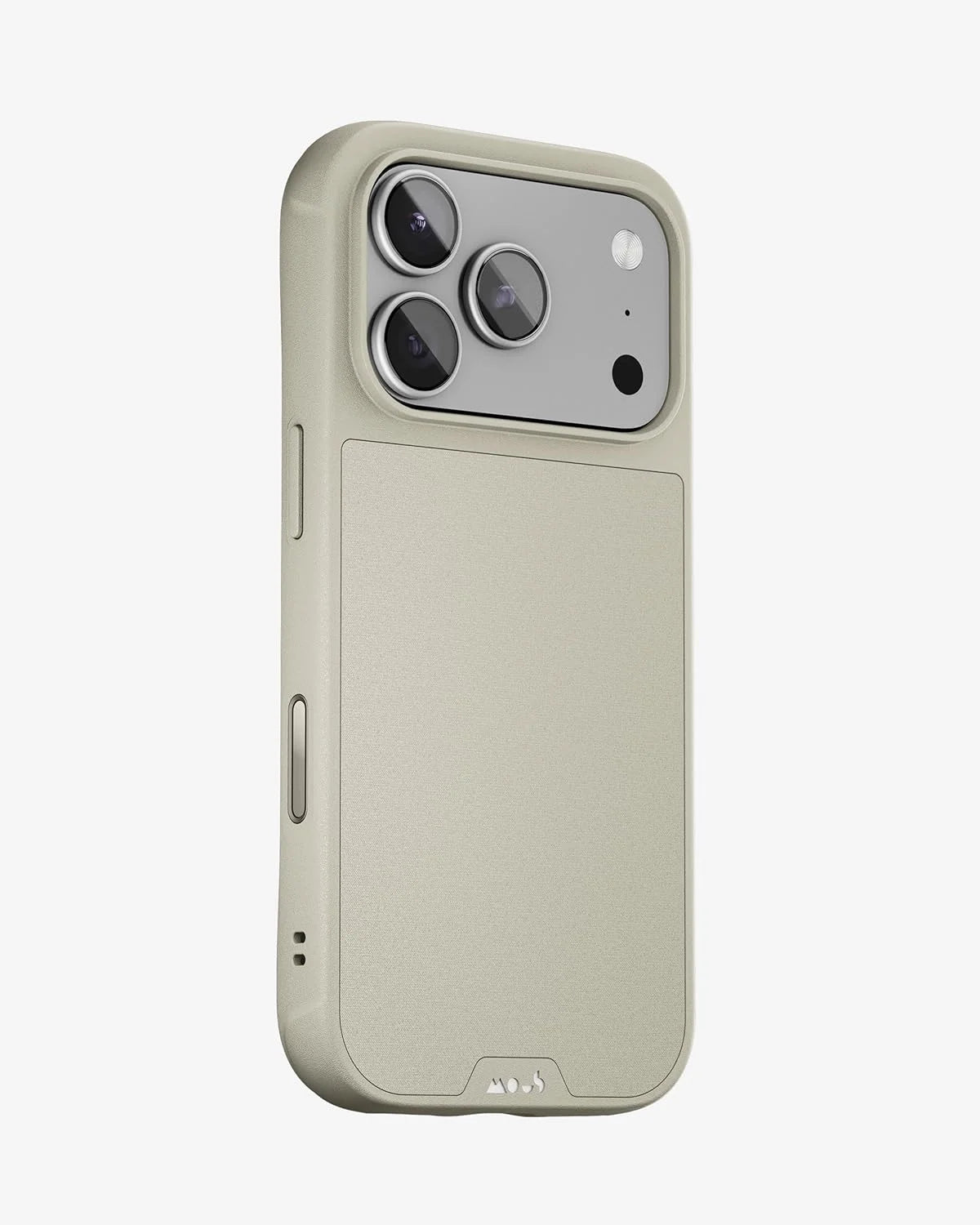 Mous for iPhone 17 Pro Limitless Case, Compatible with MagSafe, Full Camera Protection, Shockproof, Stone