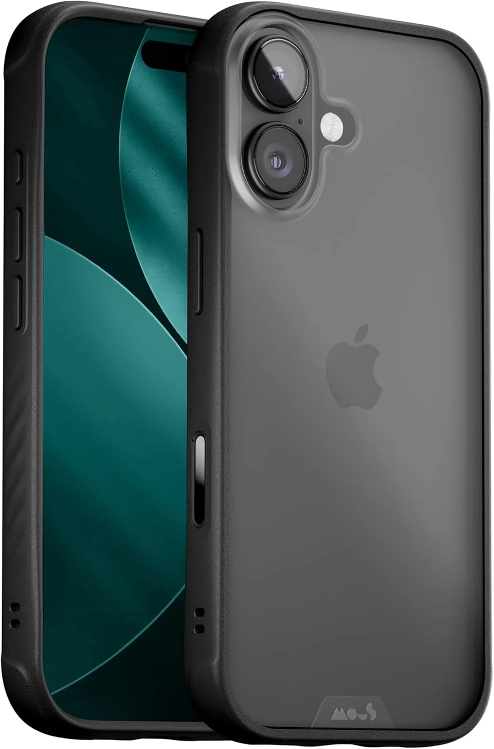 Mous for iPhone 17 Clear Case, Camera Control Cover, Anti-Yellowing Shockproof Cover