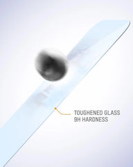 Mous Ceramic Screen Protector Compatible with iPhone Air, Tempered Glass Shatterproof