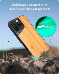 Mous for iPhone 16 Pro Max Case MagSafe Compatible - Limitless Bamboo - Shockproof