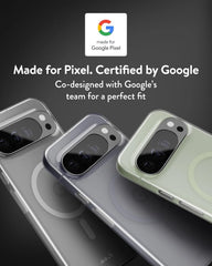 Mous for Google Pixel 10 Pro XL Super Thin Clear Case, MagSafe Compatible - Green Tint