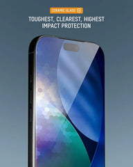 Mous Ceramic Screen Protector Compatible with iPhone Air, Tempered Glass Shatterproof