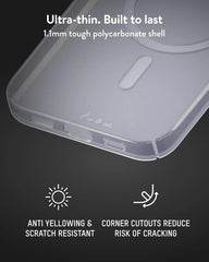 Mous for Google Pixel 10 Pro XL Super Thin Clear Case, MagSafe Compatible - Grey Tint
