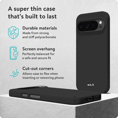 Mous for Google Pixel 9 Pro XL Case MagSafe Compatible - Super Thin - Magnetic Phone Cover - Black
