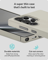 Mous for Samsung Galaxy S25 Ultra Case Slim MagSafe Compatible - Super Thin Sand
