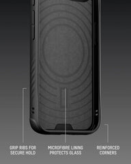 Mous for iPhone 16e Case 2025 MagSafe Compatible - Limitless 6.0 - Aramid Carbon Fibre- Protective Shockproof Phone Cover