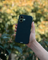 Mous for iPhone 17 Limitless Black Leather Case, Compatible with MagSafe, Full Camera Protection, Shockproof, Black