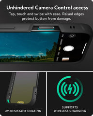 Mous for iPhone 16 Clear Case - Clarity Iridescent- Shockproof & Scratch Resistant