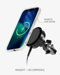 Mous for iPhone Air Stone Case with Anti-Blue Light Screen Protector and MagSafe Card Holder