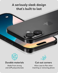 Mous for iPhone 16 Case Clear, MagSafe Compatible- Super Thin - Transparent