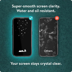 Mous - Resistant Tempered Glass Screen Protector for iPhone 15 HD - 2 Pack