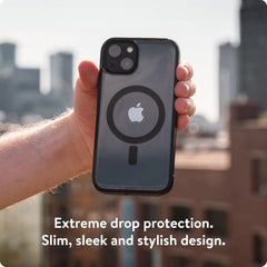 Mous Case for iPhone 15 MagSafe Compatible Clear - Clarity 2.0 - Protective iPhone 15 Case - Scratch Resistant Crystal Clear & Slim Design - Shockproof Phone Cover