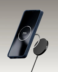 Mous for Samsung Galaxy S25 Ultra Case MagSafe Compatible - Limitless 6.0 - Navy Blue - Protective Shockproof Phone Cover